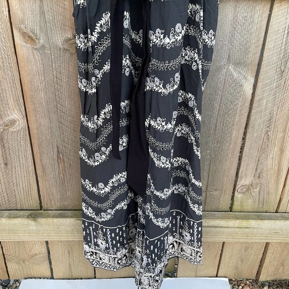 Anthropologie Lilka Maple Lane Floral Jumpsuit Sleeveless Cropped Wide Leg Small - Picture 5 of 8